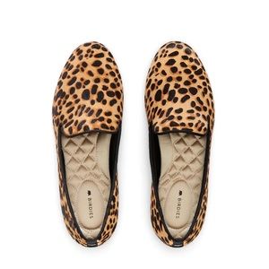Birdies The Starling Cheetah Calf Hair Flats Loafers 7.5 New without box